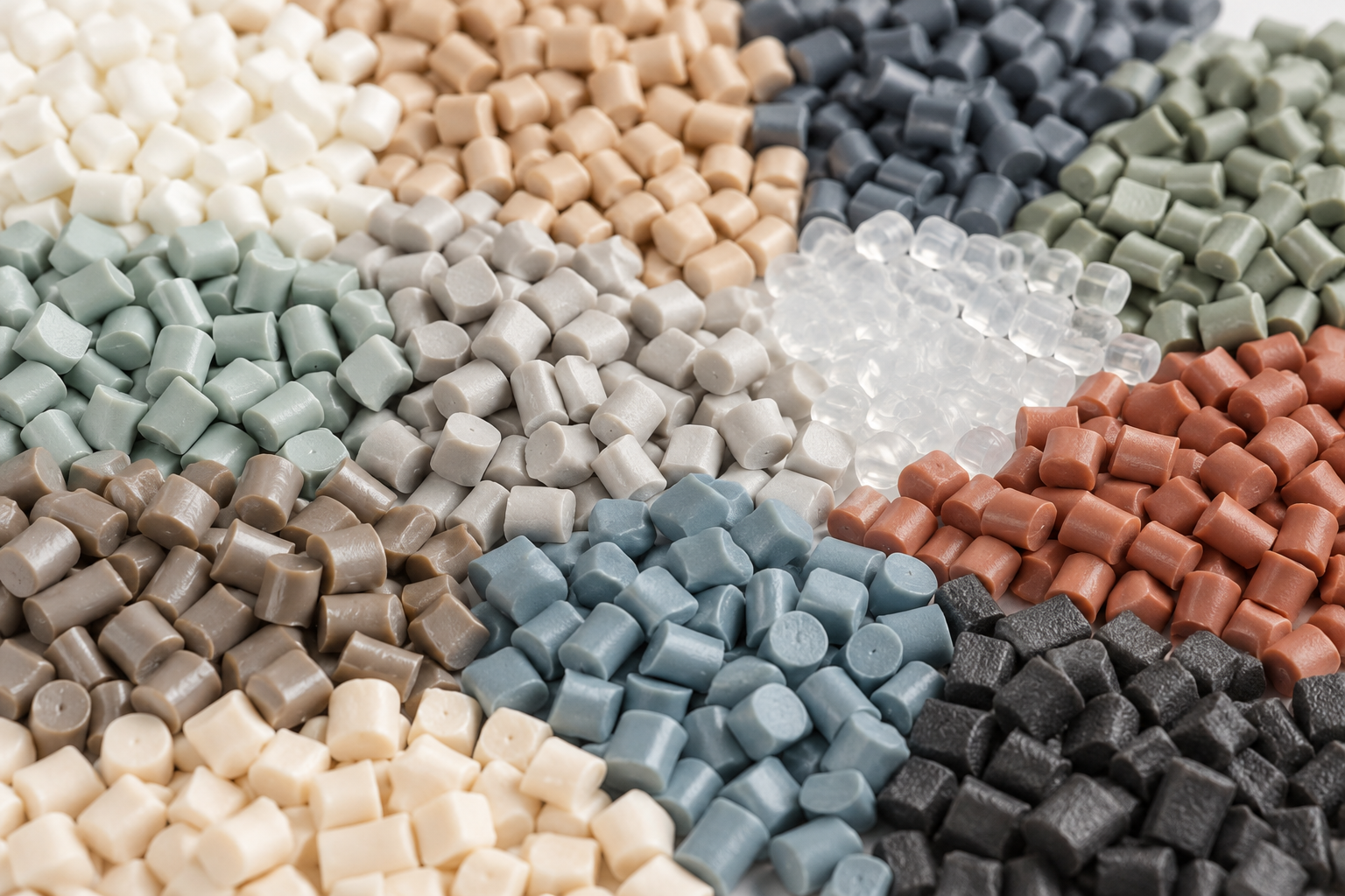 Polymer pellets used for injection moulding